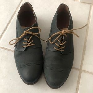 OluKai blue gray suede loafers - never worn